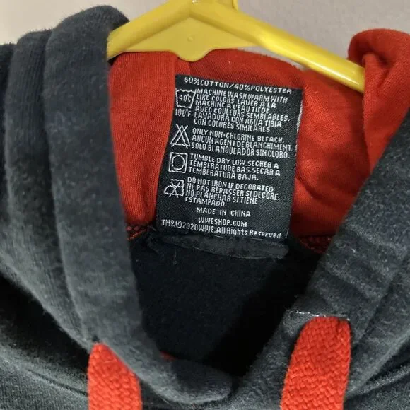 Vtg WWE Hulk Hogan Black Hulkamania Sweatshirt Hoodie Small Still Runnin Wild - Picture 5 of 12